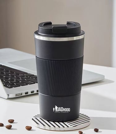 Dadhood Black Mug